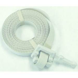 IPS White Poly Strap Cut To Length w/Buckle 1/2in. x 17ft. 300lb Break Strength